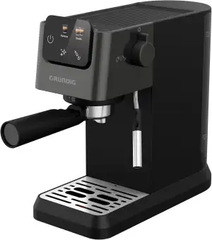 GRUNDIG KSM 4330 Siebträgermaschine mit Milchaufschäumdüse, Espressomaschine, fü