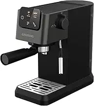 GRUNDIG KSM 4330 Siebträgermaschine mit Milchaufschäumdüse, Espressomaschine, für gemahlenen Kaff...