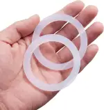 8 Stück Ersatzdichtung aus lebensmittelechtem Silikon (besser als Gummi) Dichtungsring für Aluminium-Herd-Kaffeemaschinen-Töpfe Moka Express DAMA Espresso Bialetti 4 Tassen