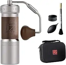 1Zpresso K-Ultra Silber Manuelle Kaffeemühle Silber mit Montage Konsistenz Mahlw