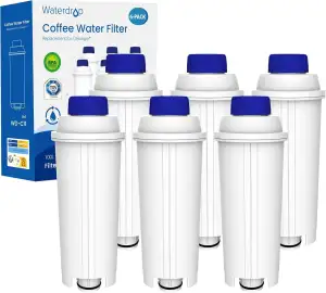 Waterdrop Filterkartuschen, Ersatz für De'Longhi® Wasserfilter DLSC002, Kompatib