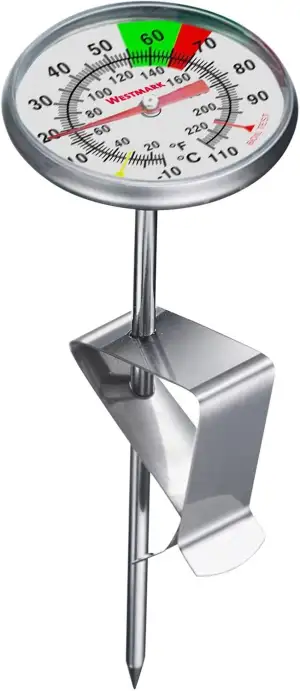 Westmark Milch-Thermometer – praktisches Küchenthermometer zum optimalen Aufschä