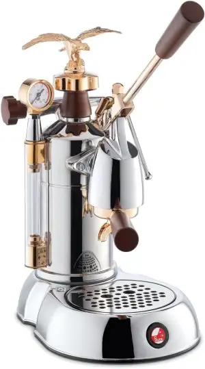 La Pavoni Handhebelmaschine Expo 2015 Gold-Chrom Kaffeemaschine