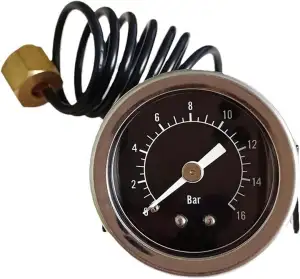 Espresso-Kaffeemaschinen-Manometer, 16 Bar, Druckmesser, Brausteuerungswerkzeug 