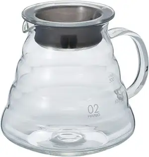 Hario Kaffeekanne, Glas, transparent, 02, 600ml