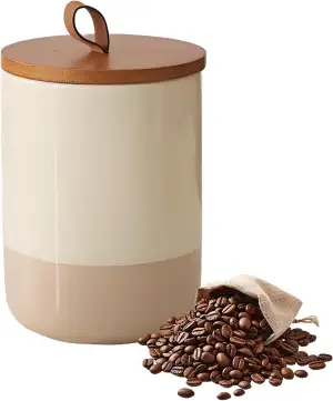 Simcat 800ml Keramik Kaffeebohnen Behälter Vorratsdosen mit Deckel Luftdicht für