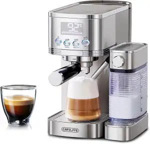 CAFELFFE MK-801 20 Bar Espressomaschine & Dual Boiler Kaffeemaschine mit Auto Mi