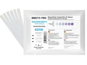 20x Wasserhärte Teststreifen Testkit - °dH Deutscher Härtebereich in weich, mittel und hart sowie...