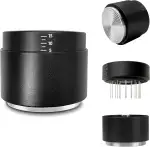 3-in-1 Kaffeeverteiler und Tamper mit WDT Werkzeug – Einstellbares Espresso Verteiler-Set – Profi Barista Espresso Zubehör für 58mm Portafilter (58mm)