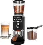 GASTROBACK Barista Kaffeemühle Elektrisch für Siebträgermaschine - 30 Stufen Mahlgrad Einstellbar, Kegelmühlen - Elektrische Kaffeemühle Kegelmahlwerk, Espressomühle Siebträger Kaffeemaschine