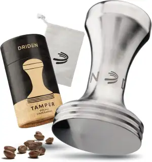 Kaffee Tamper 51mm Edelstahl - Solider Espresso Tamper aus einem Stück gefertigt