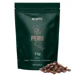 Incapto Spezialitäten-Kaffeebohnen | Single-Origin Peru | Espresso 100% Arabica | Specialty Coffee 84.75 Punkte SCA | Traditionell Geröstete Bohnenkaffee | Plantage Cajamarca, Cenfrocafé, 1kg