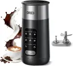 DREO Milchaufschäumer, 8-in-1 Elektrischer Milchschäumer für Latte, Cappuccino, Heiße Schokolade, 270ml Automatischer Aufschäumer aus Edelstahl für warmen und kalten Schaum, LED, leicht zu reinigen
