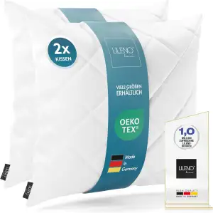 LILENO HOME 2er Set Kissenfüllung 40 x 40 cm - 95°C waschbares Innenkissen geeig