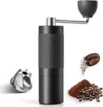 STARESSO Discovery Kaffeemühle Manuelle, Numerische Einstellung Espresso Mühle, Edelstahl HandKaf...