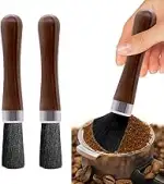 2 Stück Barista Pinsel, Kaffeepinsel Siebträger Kaffeemühle Reinigungspinsel Nylonborsten Espress...