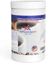 Kaffeereiniger24 - Siebträger Reiniger, Reinigungspulver, Kaffeefettlöser für Siebträgermaschine 1000g - vielfältig einsetzbarer Brühgruppen Reiniger - auch als Kaffeekannenreiniger geeignet