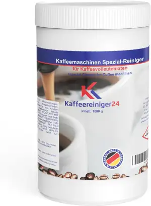 Kaffeereiniger24 - Siebträger Reiniger, Reinigungspulver, Kaffeefettlöser für Si