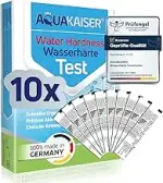 Wasserhärte Teststreifen in °dH – 10 Stück – einzeln versiegelt – Made in Germany – Wasserhärte m...