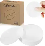 600 PCS Rund Kaffee Filterpapier, 64 mm Weiß Einweg-Papierfilter kompatibel mit vielzahl Kaffeekocher, Sicher & Gesund, Keine Reinigung