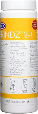 Urnex - Grindz - Kaffeemühlen Reinigungstabletten - Reinigungsmittel, Kaffeefettlöser - 430 g