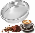 Mumusuki Backflush Sieb 58mm, Edelstahl Blindfilter, Robustes Rückspülfilter, Halbautomatische Kaffeemaschine Zubehör, Einweihungsgeschenk für Kaffeeliebhaber