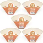 EDESIA ESPRESS – 500 Kegelförmige Kaffeefilter aus Papier – Kaffeefilter Nr.3 für Manuelle Kaffeemaschine, Pour-Over und Sanftes Brühen – Größe 3 Braun