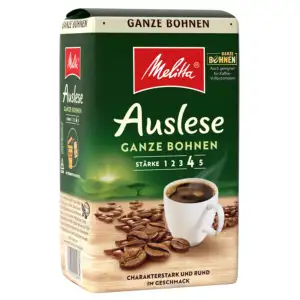 Melitta Auslese Filter-Kaffee 500g, Ganze Kaffee-Bohnen, Bohnen für Filterkaffee