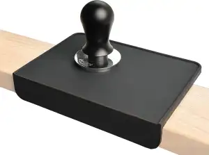 MiiCoffee Espresso-Tampermatte, schwarzes Silikon-Pad in Lebensmittelqualität, 2