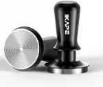 IKAPE 58.35mm Espresso Tamper, Premium Barista Kaffee Tamper mit kalibrierter Feder belastet, 100...
