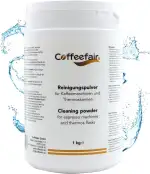Coffeefair Reinigungspulver 1kg Reiniger für Kaffeemaschinen, Kaffeekannen & Siebträger, entfernt Fett & Ablagerungen effektiv, schnell löslich, schonend für Material