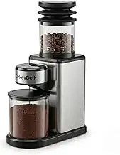 Elektrische Kaffeemühle mit Kegelmahlwerk, 25 Mahlgrade, für Espresso, Filter & Mokka, Leise Kaff...