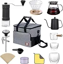 Pour-Over Kaffeebereiter-Set 13-Teilig – All-in-One Handaufguss-Set/Handaufguss-