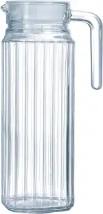 Luminarc ARC 70361 Quadro Krug, Kühlschrankkrug mit Deckel, 1.1 Liter, Glas, transparent, 1 Stück