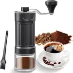 Manuelle Kaffeemühle, Tragbare Manuelle Handkaffeemühle mit 30g Kapazität, 40 verstellbare Einstellungen, Konische Mahlmühle mit ergonomischem Griff für Espresso, Pour Over Und Mehr