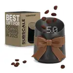 Subminimal Kaffevåg SubScale | Precision Kaffevåg för Espresso & Pour-Over | Kompakt Digital Vågs...