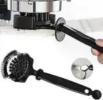 58 mm Espresso Maschinen Reinigungsbürste, Rundbürste für Brühgruppe & Duschsieb, reinigt am Dich...