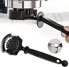 58 mm Espresso Maschinen Reinigungsbürste, Rundbürste für Brühgruppe & Duschsieb, reinigt am Dich...