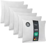 LILENO HOME Kissenfüllung (6er Set) | Pralle Füllung für Couchkissen & Dekokissen 50x50 | Wolkenw...