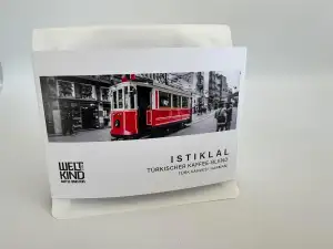 Weltkind ISTIKLAL Türkischer Kaffee 250g – Dunkle Schokolade, Haselnuss & Karame