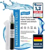 AGUALEVE Wasserhärte Test - Die Nr. 1 - Deutsche Grad Härte (°dH) schnell und einfach messen - mi...