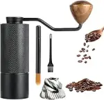 ​ISHEWUDU Manuelle Kaffeemühle, Kaffeemühle Manuell mit konischem Frässtift aus Edelstahl, Handkaffe