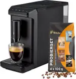 Tchibo Kaffeevollautomat Esperto mini für Caffè Crema und Espresso, nur 16cm breit, klein und kom...