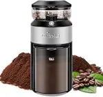 Wancle Kaffeemühle mit 28 Mahlgrad-Einstellungen, präzises Mahlen für 2-12 Tassen, leicht zu rein...