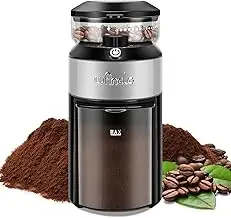 Wancle Kaffeemühle mit 28 Mahlgrad-Einstellungen, präzises Mahlen für 2-12 Tasse