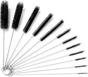 24 cm Kleine Reinigungsbürste Für Kaffeevollautomat, Strohhalm Bürste Set, Pfeif