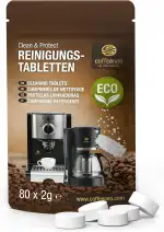 80 Reinigungstabletten für Kaffeevollautomaten von Delonghi, Siemens, EQ Series, Jura, Krups, Bos...