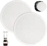 2 Stück Kaffeefilter Edelstahl für Aeropress Kaffeemaschine, 62 mm/2.45 in Wiederverwendbarer Met...