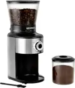 Coffee Grinder, Behmor Ideal Conical Burr Grinder, 30 Grind Settings, 2-12 Cup Capacity, 300g Bea...