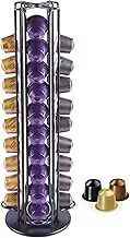 Kapselhalter Drehbar für Nespresso-Kaffeepads, Kapselspender Rotierend für 40 OriginalLine Kapsel...
